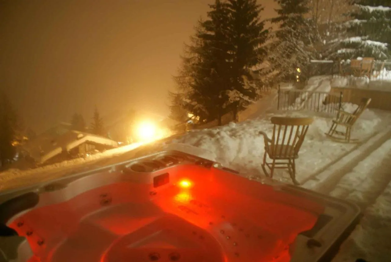 Superbe Chalet Au Pied Des Pistes Avec 2 Spas Sauna Hammam Wifi Et Top Services Vacances La Plagne 0*,